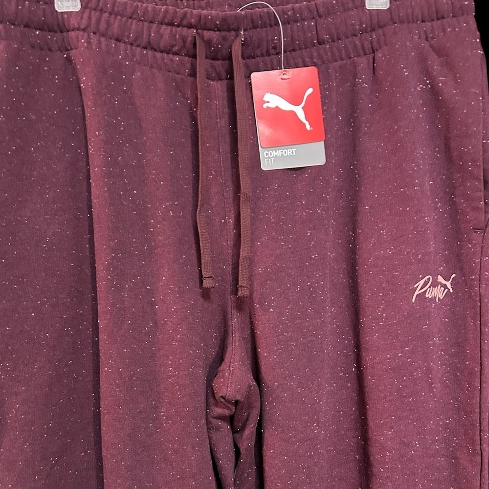 Puma Men's Maroon Joggers, NWT, Size XL - Picture 5 of 5